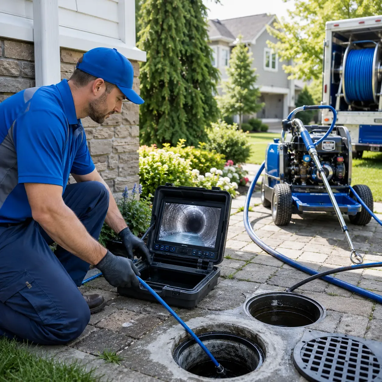 Outdoor drain cleaning professionals serving Prairie View, TX